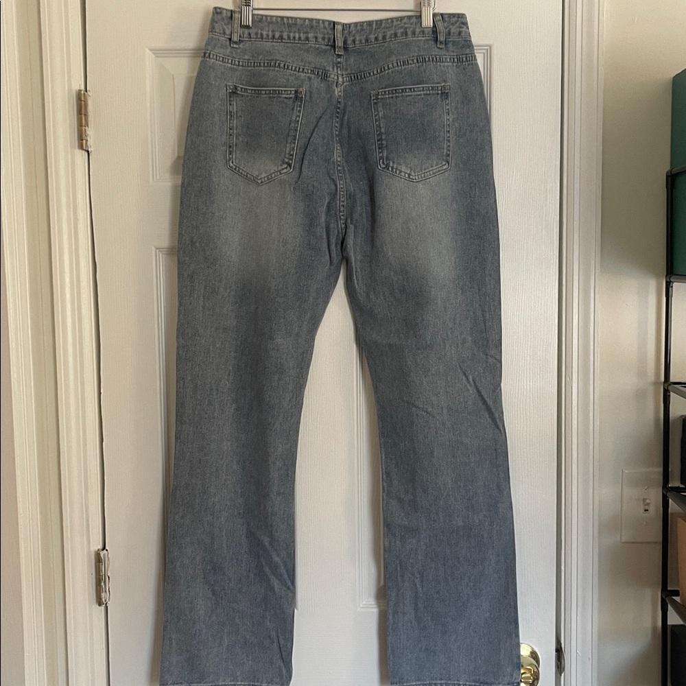 NWOT Vici Kayley Rhinestone Straight Leg Jeans - Picture 10 of 10